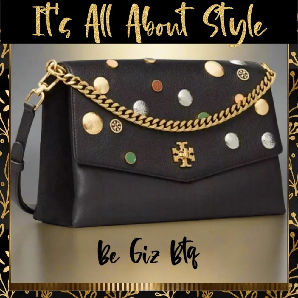 NWT Tory Burch Authentic Kira Mixed Embellished Bag Limited Edition - Picture 2 of 16